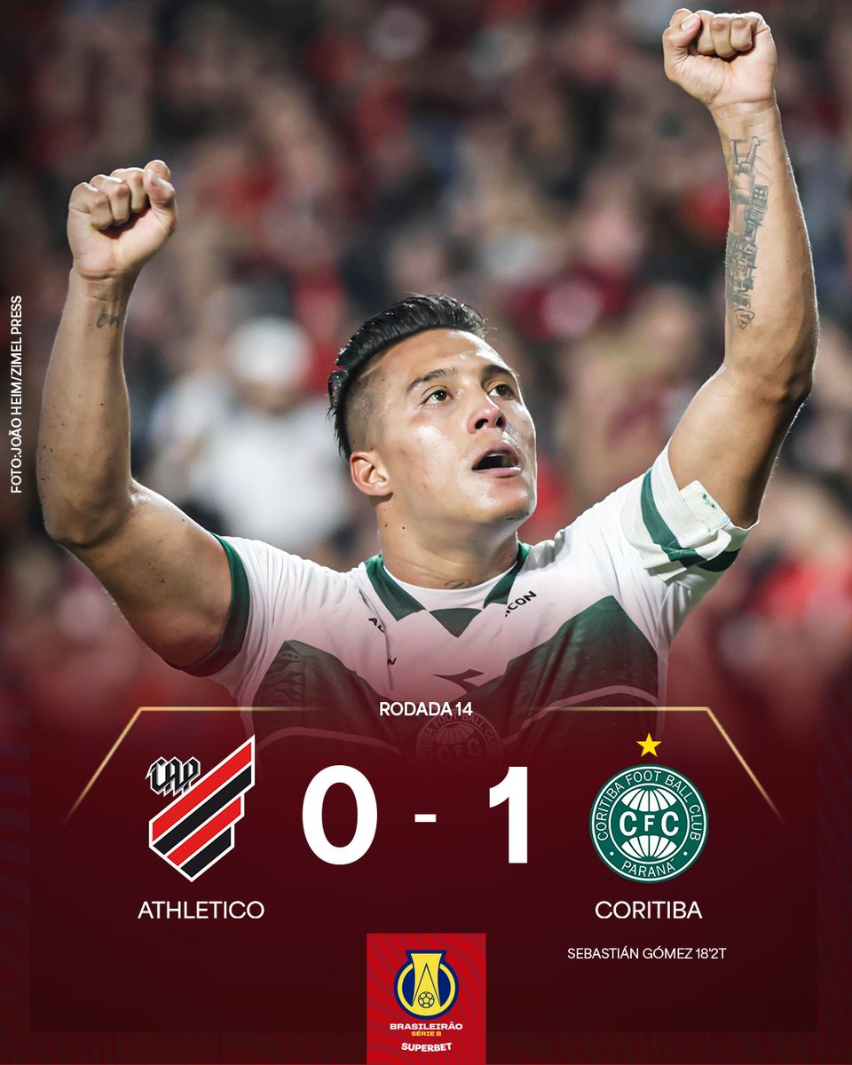 BrasileiraoB's tweet photo. Vitória gigantesca do @Coritiba! 💚

O Coxa levou a melhor no #Athletiba e vai dormir na liderança do #BrasileirãoSuperbet! ✅ https://t.co/zsDhGo56ee