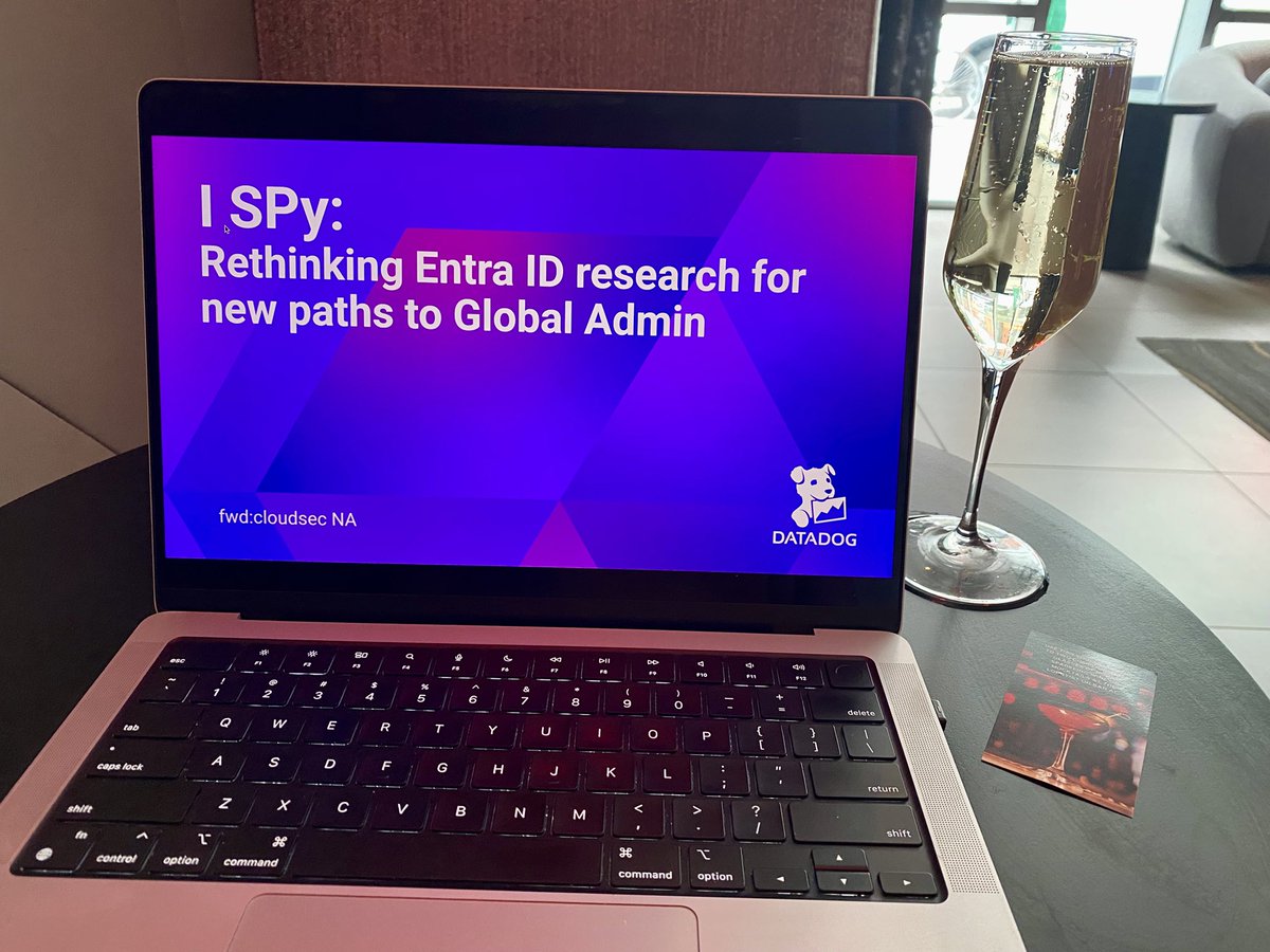 _sigil's tweet image. When the hotel has a free drink for your panic rehearsals. Looking forward to @fwdcloudsec! 🥂