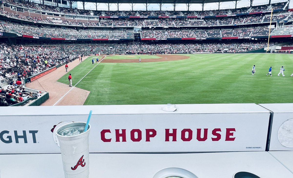 Smiling now… but that depends on how y’all play, Braves. Don’t ruin this photo. 😂⚾️ <a href="/Braves/">Atlanta Braves</a>