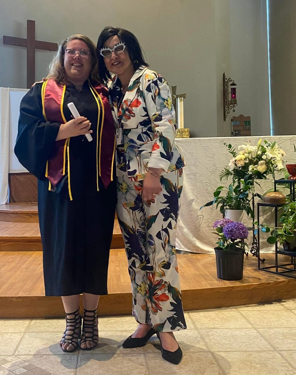 St_AlbertALC's tweet image. Meet Samantha—mom of two, PSW &amp;amp; OSSD graduate, and true inspiration!This week, she graduated alongside her kids: daughter finished Grade 8, son finished SK. A school year full of milestones and love. We’re so proud of you, Samantha! 
#SALCGrad2025 #SuccessForEach #ProudPrincipal