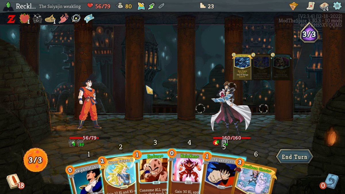 prof_reckless's tweet image. idk wtf is happening, but I'm 1000% here for it😂 modded #slaythespire