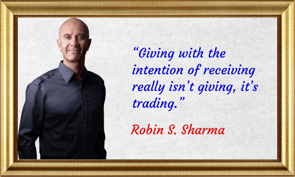 A8_NT_108's tweet photo. 📖“Giving with the intention of receiving really isn’t giving, it’s trading.”
🖋Robin S. Sharma
#RobinSSharma
Inspirational Quotes: https://t.co/r0u89Ukopg
Renaissance Painting: https://t.co/ki3mCvoMay
@ChessSolver https://t.co/qZl5pR55y9