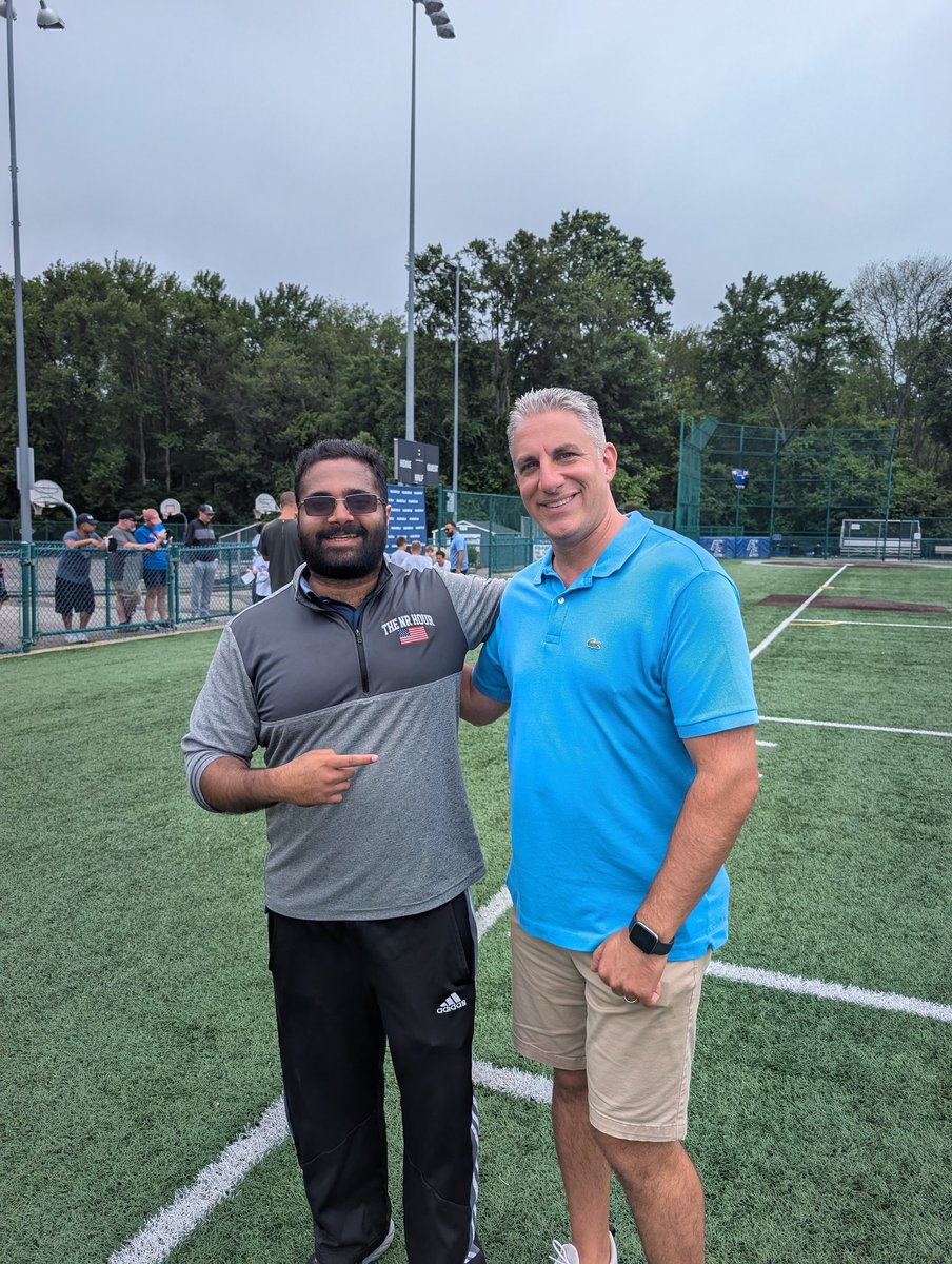 NRMedia50's tweet photo. Another football camp in the books with my guy @tommydevito007 from the New York Giants live in Franklin Lakes New Jersey this time
It is great working with him again @JordanRaanan @CoachMcCartan @LindsayZurla10 @AmyTrask @JasonMcCourty ππ₯ππ€ #NRMedia #ProSportPlex https://t.co/sHxxoJXQOj