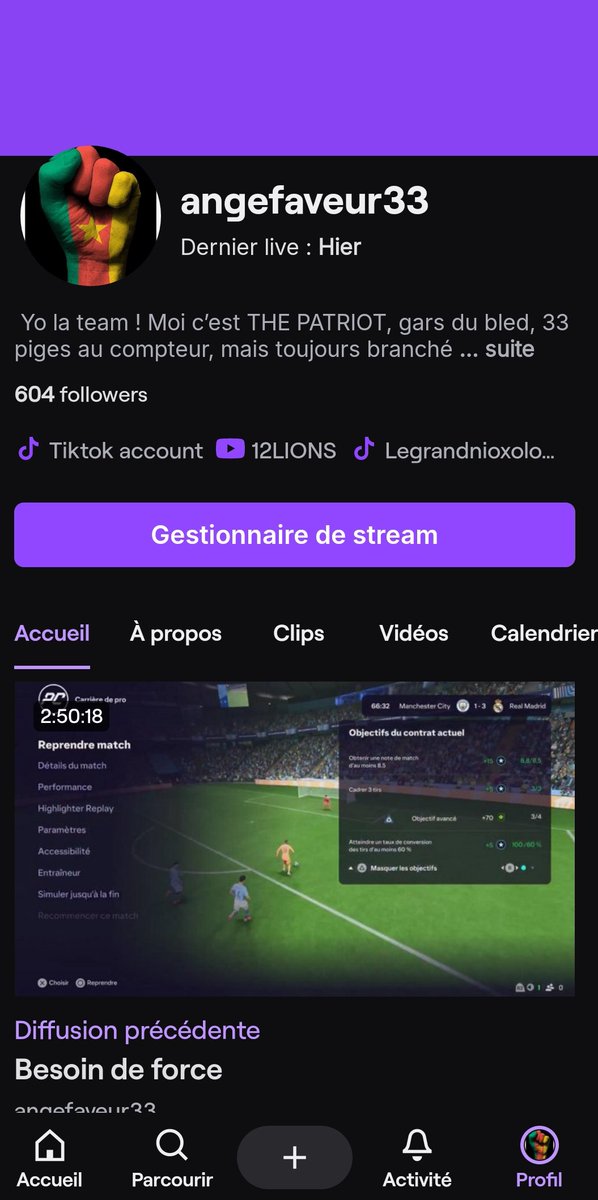 ExpressCoc82169's tweet photo. @Kammeto @TwitchFR Hey team! I'm THE PATRIOT, a local boy, 33 years old, but I'm still into controllers like I'm 10! Ever since I was little, I've really loved video games, they're my calming agent, my fun, my digital neighborhood 😎🎮 MY TWITCH ID: angefaveur33 https://t.co/iAuphDKrDt