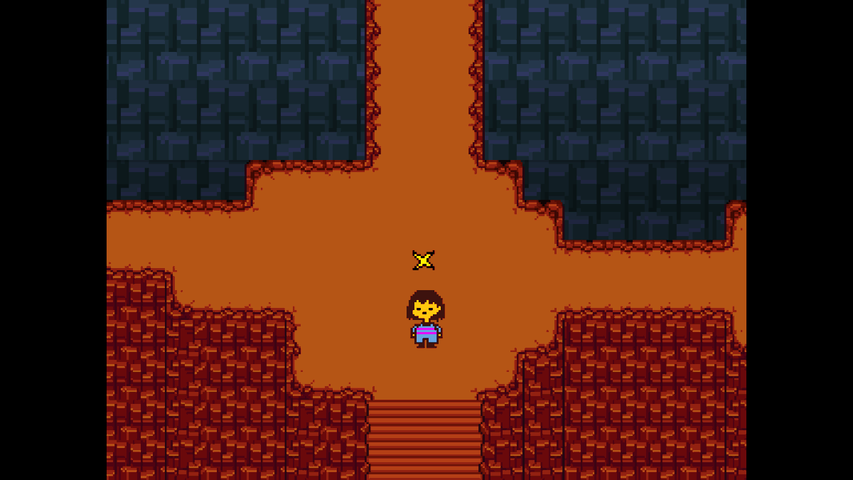 Red__JT's tweet photo. Let's have a normal Undertale gameplay with nothing weird happening #RedTale https://t.co/00j4XJp2qV