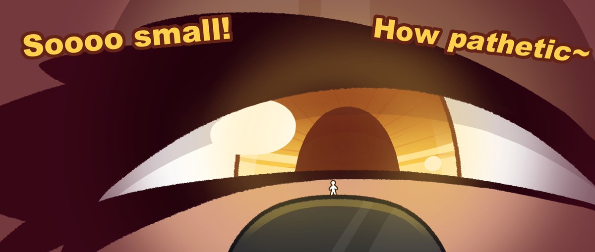 SimplysSecrets's tweet image. Have you ever thought about being a speck atop a fingernail, a bemused eye filling you vision as you're teasingly mocked about your predicament?
No?
J-just me?