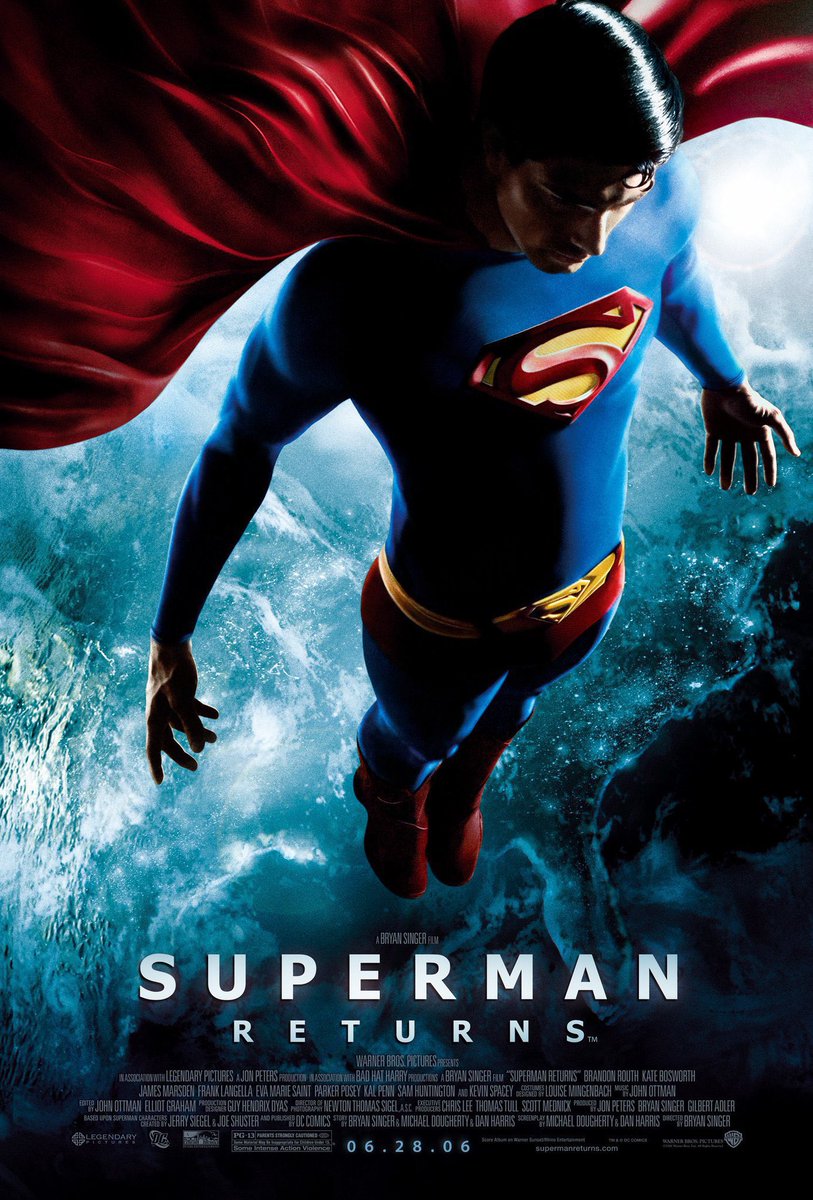 🎬 ‘Superman Returns’ starring Brandon Routh opened in theaters 19 years ago, June 28, 2006