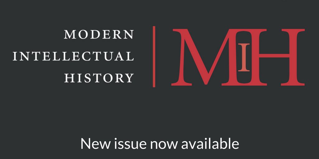 MIHJournal's tweet image. Modern Intellectual History is now on Bluesky Social!

You can also follow us there: @mihjournal.bsky.social