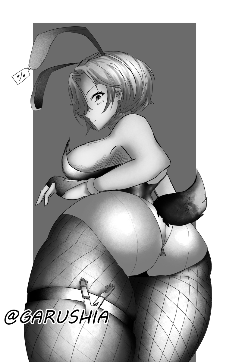 GarushiaFelix's tweet photo. Hey everyone! I had a little free time this time, so here's a new drawing. It was a sketch, but... this ended up becoming a full drawing, haha.

#nsfw #art #Bunnysuit #drawing https://t.co/s6V648tFPX