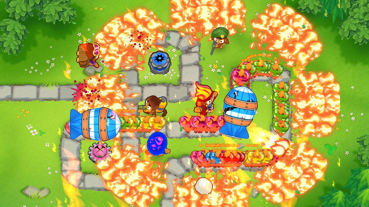 Bloons Tower Defense 6 right now ! ! ! maybe even cookie clicker at the same time!