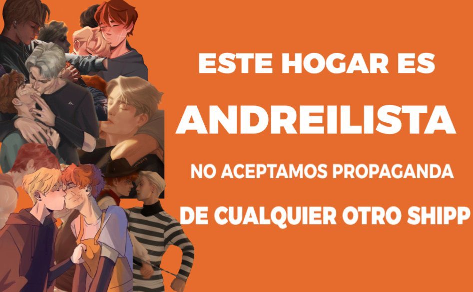 Gente yo soy muy monogamia con respeto al andreil así q si me ven tirándole hate al kandreil y les gusta ese ship pido perdón  😭