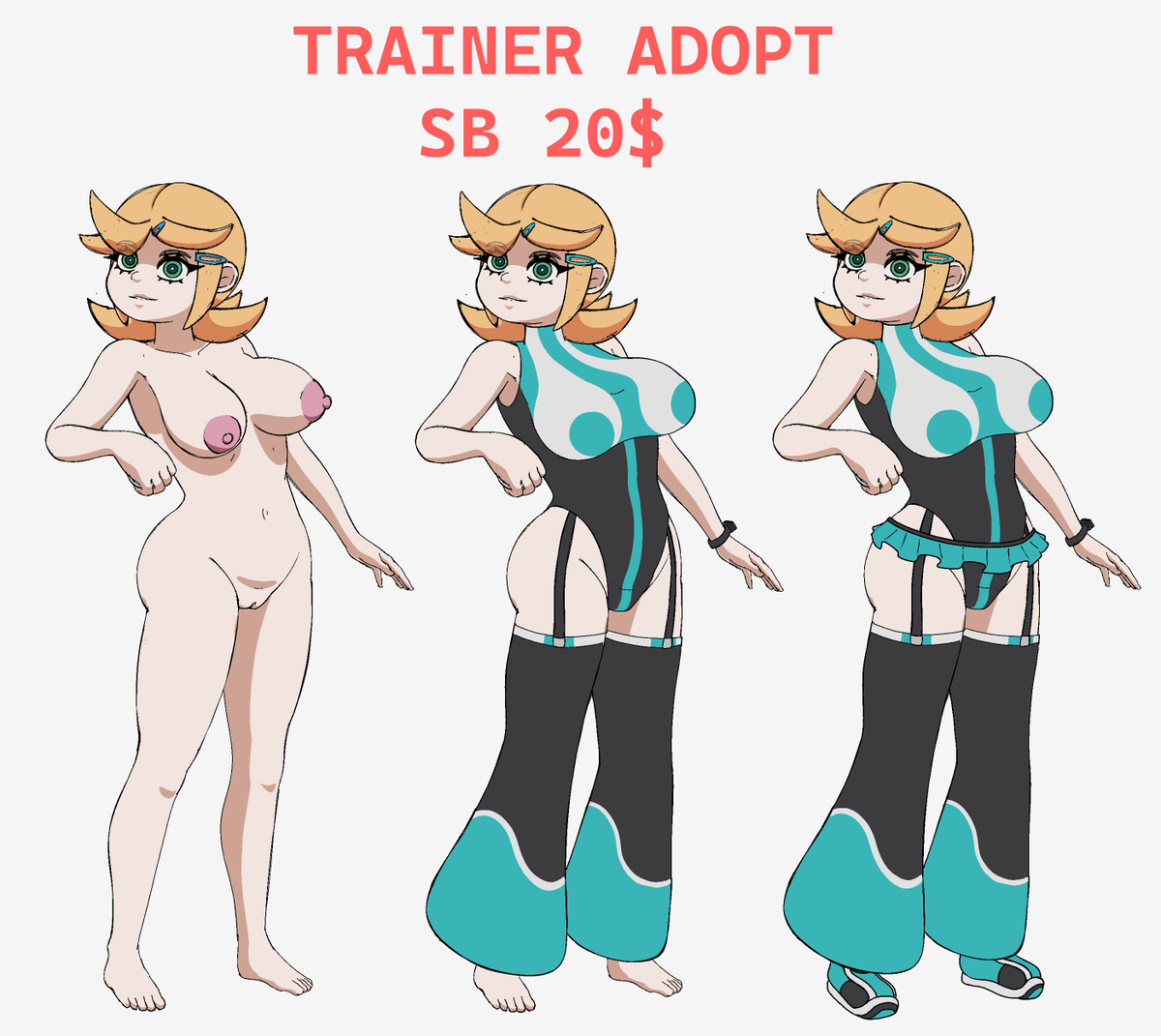 CathsQandA's tweet photo. Two new Trainer adopts available on ych! https://t.co/Nwo7KdVKVA