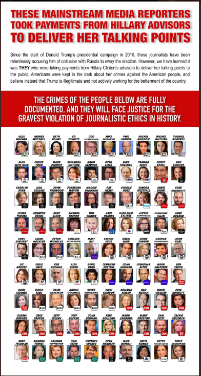 <a href="/TorrieTruth/">TruthPirate</a> <a href="/TeamFactsMatter/">🚨🅴🆇🅿🅾🆂🅴 🅼🅰🅶🅰 🅻🅸🅴🆂</a> <a href="/MagaPhoenix73/">ManOnFire</a> <a href="/SarahHodgk59018/">Sarah Hodgkins</a> <a href="/BconnectedJ/">JB Connection</a> <a href="/OzzieMalone1/">Doc Degall</a> <a href="/Pete_Woodward/">Pete woodward</a> <a href="/astragal/">Claire Hunt</a> <a href="/8BrianVogel4/">Brian Vogel</a> <a href="/Lietdansnewlegs/">Lt. Dan’s New Legs</a> <a href="/Brad54089715168/">Concepts of a Plan</a> <a href="/lostandlovinit/">American Woman</a> <a href="/RiseUpMegalon/">Rise up, Megalon!</a> <a href="/hoothathuh/">hoothat</a> <a href="/IZMKS44/">44Flower</a> <a href="/9teen80four/">👤</a> <a href="/MichelleinAZ602/">Michelle🌈🌈🌈</a> <a href="/brisco_0317/">Brian Schwartz</a> <a href="/Ajohnso50141696/">A, Johnson - MAGA!</a> <a href="/jimaw63/">Jim</a> <a href="/DonnaHartline22/">Donna Hartline</a> <a href="/memequeenkimmy/">Meme Queen 🇺🇸 👸</a> <a href="/SaltyTanker2/">Salty Tanker2</a> <a href="/Robheat38/">Truth 101 (Z) 🇺🇲🇺🇸🇺🇸</a> <a href="/TreatHunterDog/">Dog The Treat Hunter 🦴🐇</a> <a href="/TyefiaM/">Tye</a> <a href="/AFreeQueen/">❤️ DuSable Panther🖤</a> <a href="/WokeSolarPanels/">Unburdened Solar Panel Installer</a> <a href="/818windy/">Windy73</a> <a href="/Blueresin1/">Blueresin</a> <a href="/perinejennifer5/">America First Patriot Jennifer 🇺🇸🇺🇸🇺🇸</a> <a href="/Sasquatch4eva/">Sasquatch MA</a> <a href="/cra5h0verr1de/">DeplorableBubba</a> <a href="/icannotdie666/">the Devil</a> <a href="/Kathryn08004825/">Kathryn Cox 💜 🇺🇸</a> <a href="/jbizzy6969/">James</a> <a href="/kevinoler/">Kevin</a> <a href="/dulcieburt/">Dulcie Burt 🍉</a> <a href="/FireBidenNow/">Jake Sully</a> <a href="/troyd1000/">TJD</a> <a href="/Caperloo5/">Vote Out Cultists</a> <a href="/Not__Vern/">🇺🇸 Pope Vern</a> <a href="/AfiKJames1/">Afi K. James</a> <a href="/caesarstruth/">K9 Karma</a> <a href="/groves_ric14298/">Ricky Groves</a> <a href="/NatashaForTrump/">🌺La Femme 🌺</a> <a href="/SydReflux/">Syd Reflux 🏳️‍🌈</a> <a href="/JonesMarkLB/">Mark</a> <a href="/SergioVengeance/">Sergio Vengeance 🇺🇲🎮🤘</a> <a href="/LDN_Social/">Vince Edwards - GOE - Defund The Matrix!</a> Remember the Wikileaks list? Rest assured Trump does.