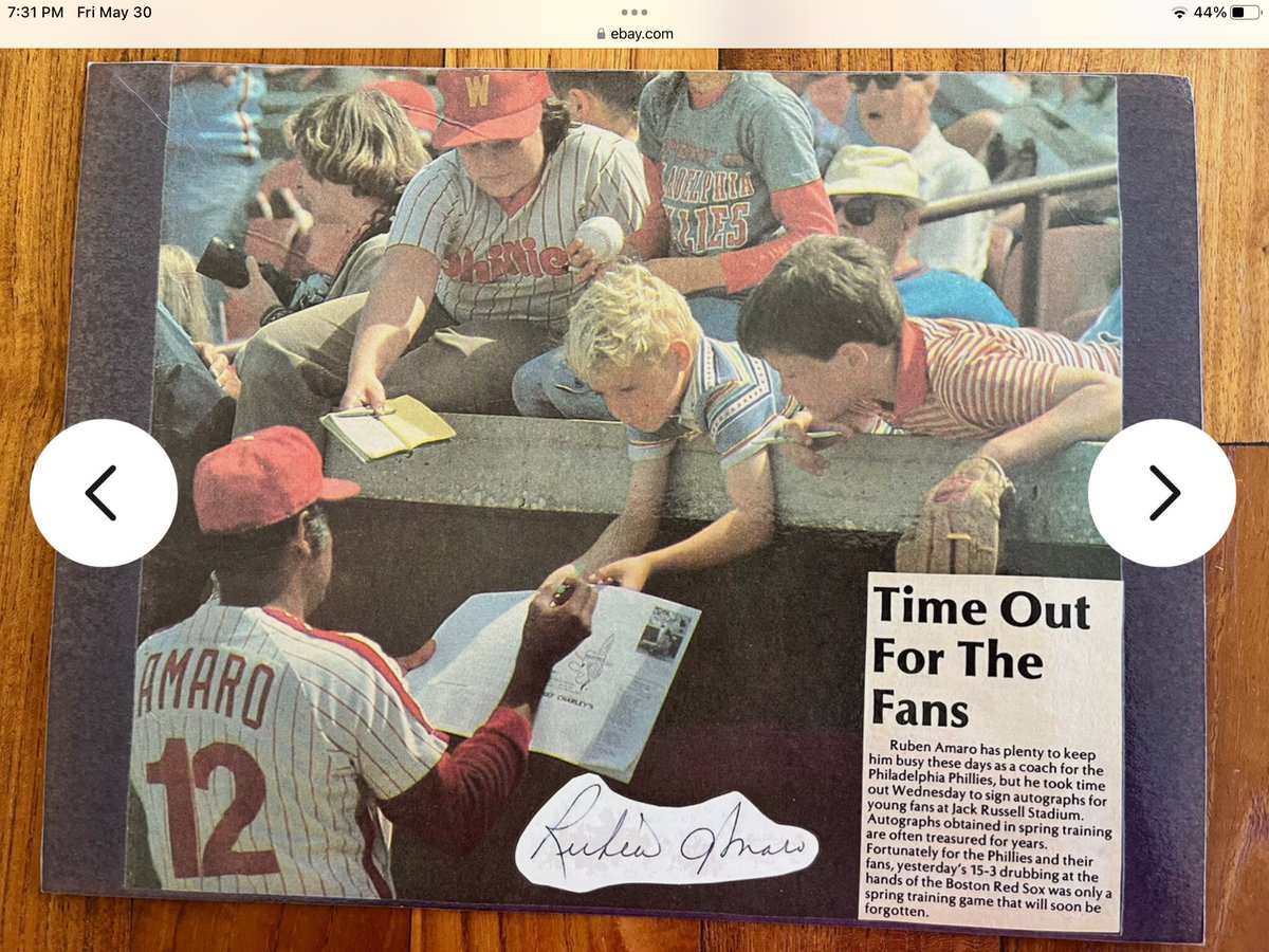FoundationRuben's tweet photo. He was a special baseball guy and a better person! https://t.co/SSXRNHiogz