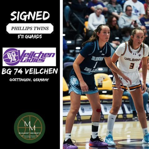 Sophie and Lilly Phillips are teammates once again, this time as professionals.

The twins will continue their careers with BG 74 Veilchen in Germany. Congrats!