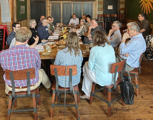 ACCDVermont's tweet image. Thank you Cornerstone Housing Partners for bringing together leaders in Bennington and Manchester #vt to discuss housing, infrastructure funding, local zoning requirements, and evolving land use maps that will ease ACT 250 requirements.