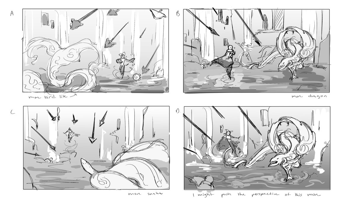 tanukibao's tweet image. progress of the mist columns art i did for @aspectsound 's The Well City album!