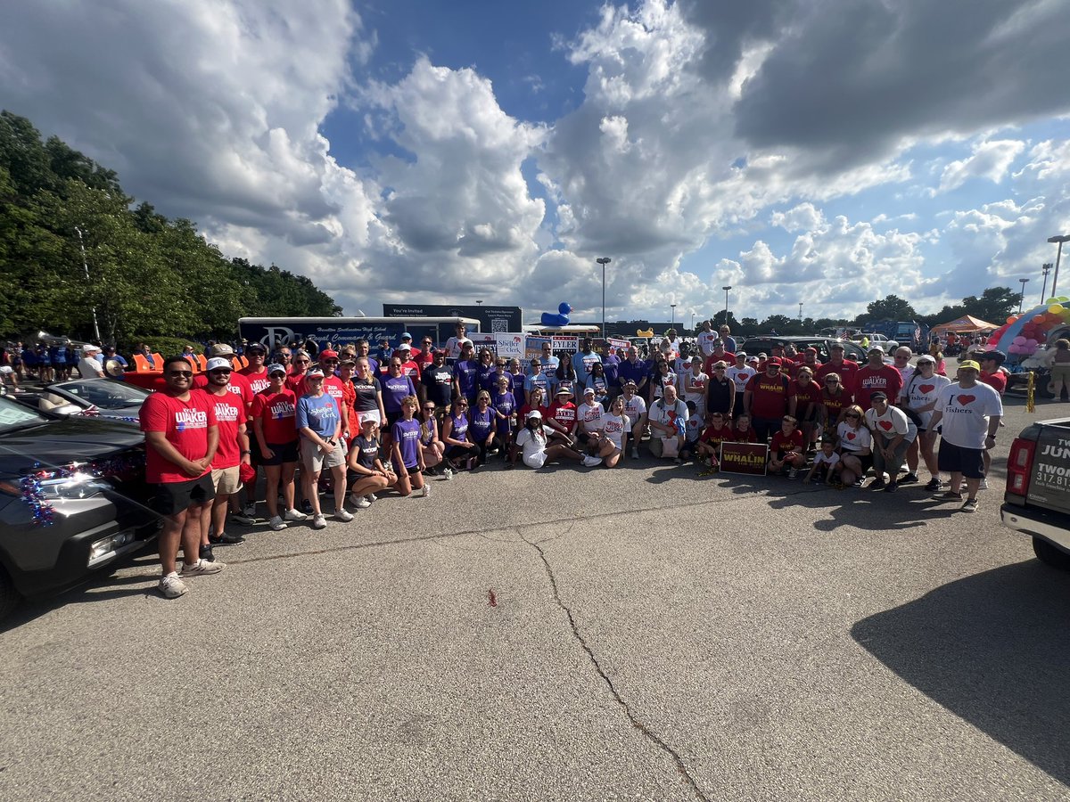 Fun Independence Day parade in Fishers #IN05! Great to see so many families out celebrating our country and our freedoms!