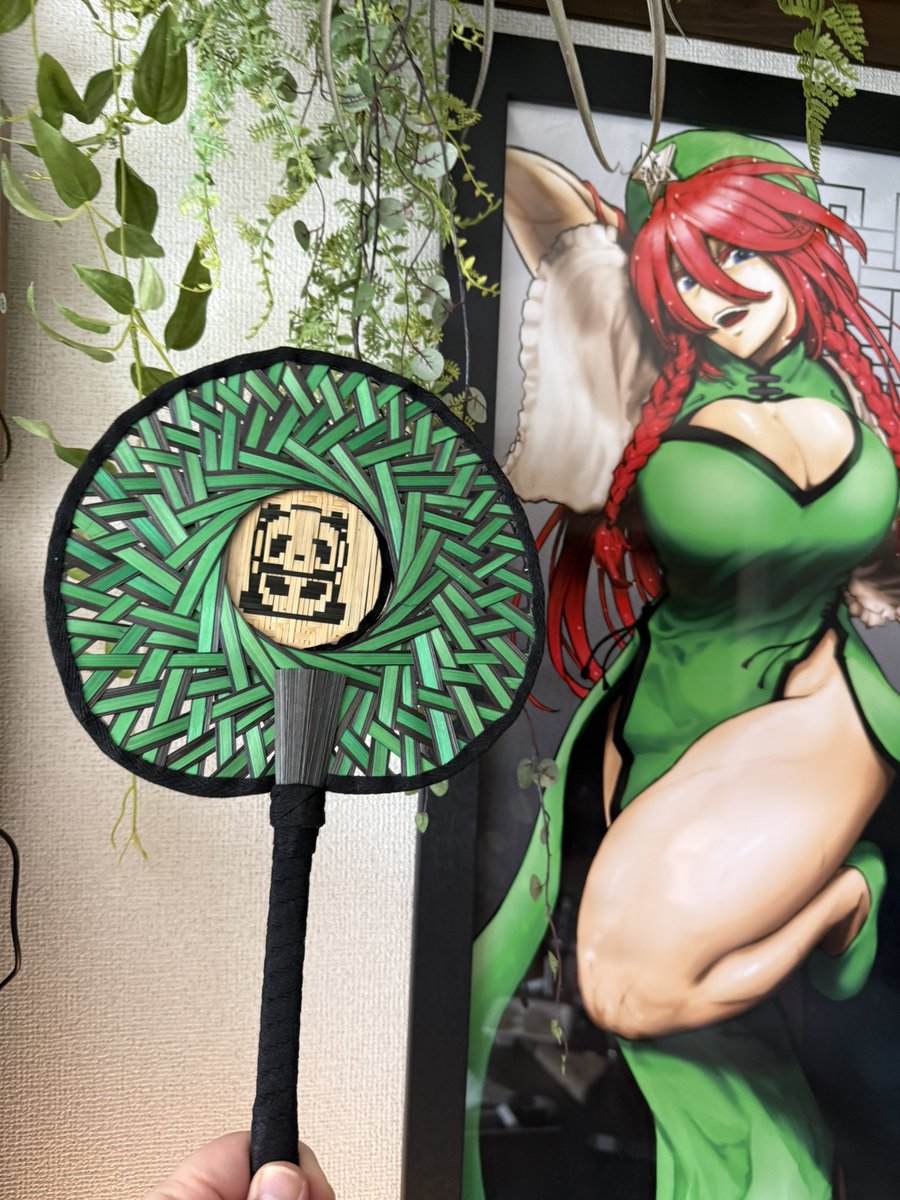 mkybm's tweet image. めーりん扇を手に入れた。