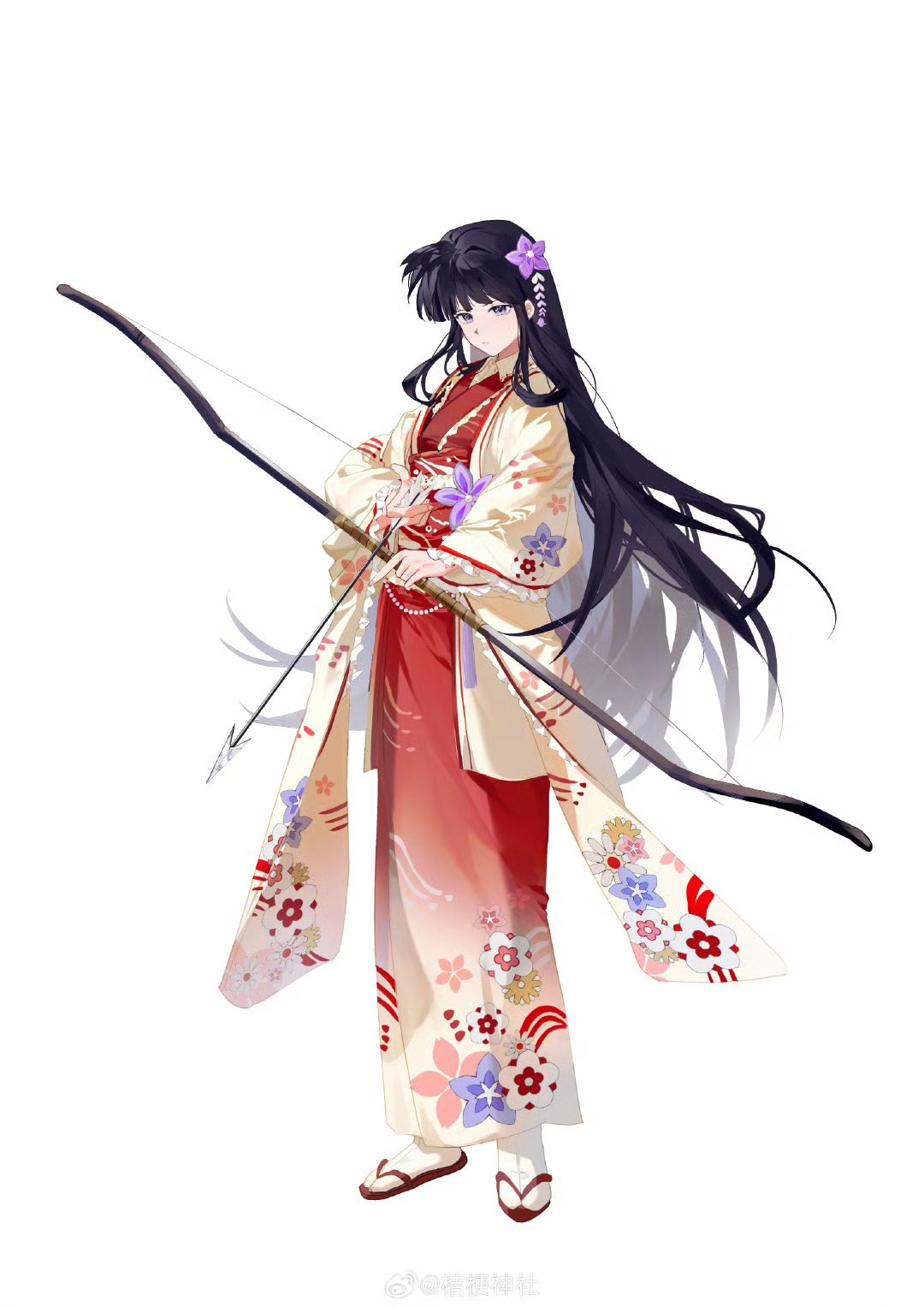 犬夜叉 桔梗 セル画