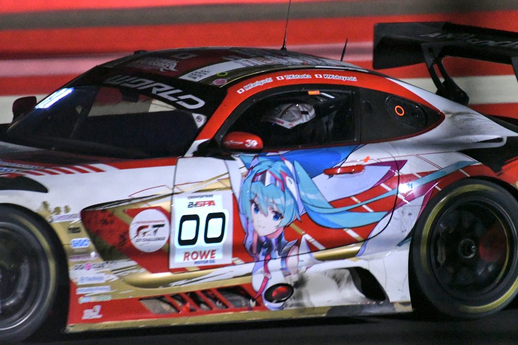 Kinoto_Mikagami's tweet image. うぉぉぉ！
ISOめっちゃ上げてるのでノイズは否めないけどナイトセッションのミクさん撮れた！！ #fightgsrspa #fightgsr #Spa24h