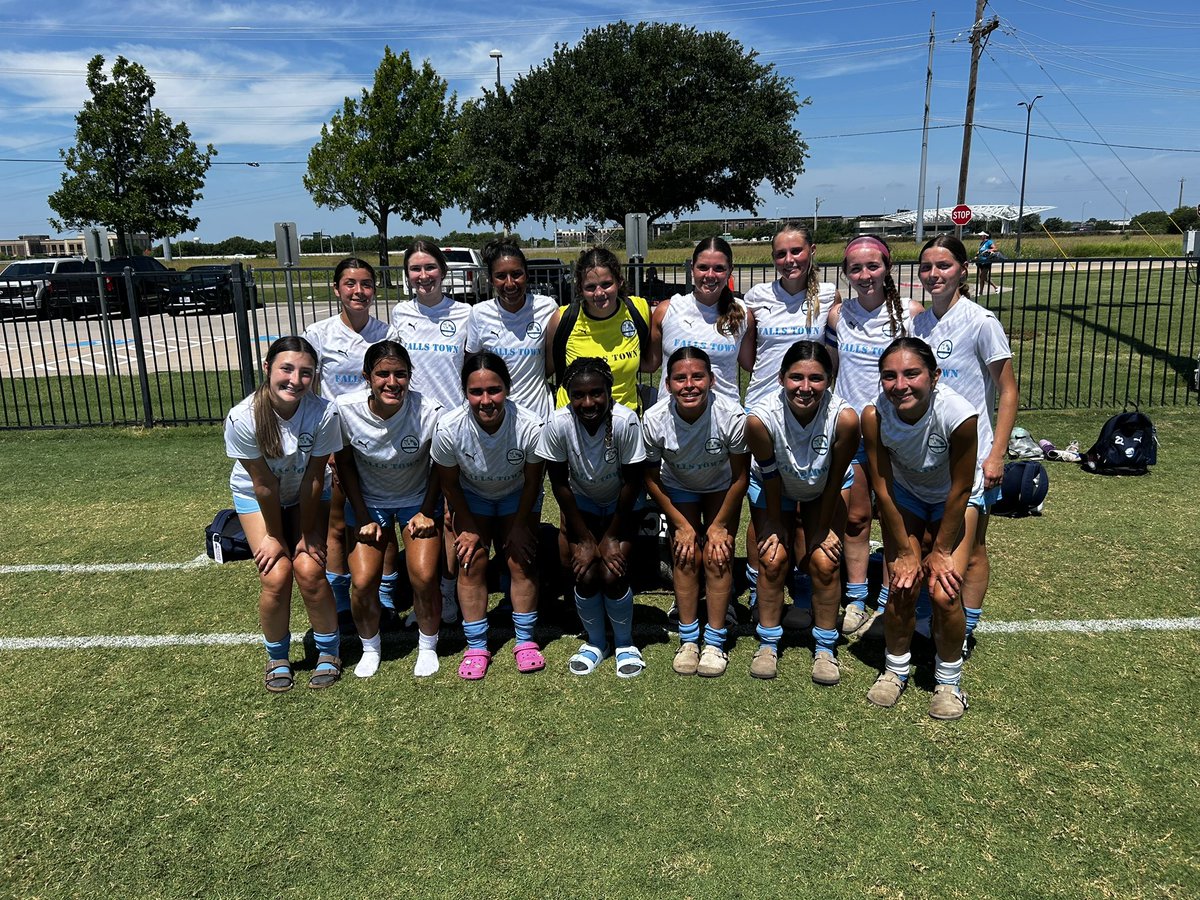 Falls Town FC 06G (@ftfc0607g) on Twitter photo 1-1 tie against a high quality Georgia side this morning. All to play for tomorrow!! #ftfc #FORitALL
Kinsey Geasland ⚽️ 1-1 tie against a high quality Georgia side this morning. All to play for tomorrow!! #ftfc #FORitALL
Kinsey Geasland ⚽️