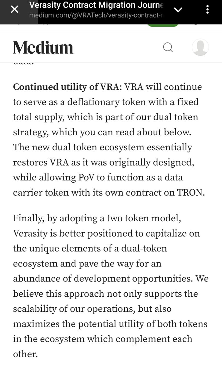 Grog_Cave_Time's tweet photo. $VRA will continue to have the same utility, and the introduction of a dual-token ecosystem will "pave the way for an abundance of development opportunities."

https://t.co/V6M2O26XgH https://t.co/3kMo7vUhbd