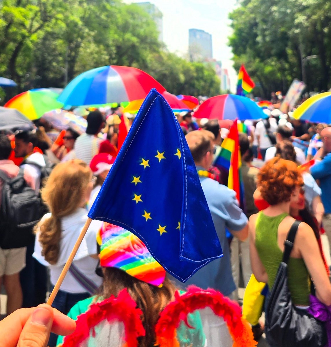 🌈 Un año más que la UE 🇪🇺 participa en la #MarchaDelOrgullo de la #CDMX

🏳️‍🌈🏳️‍⚧️ Marchamos por la diversidad, la libertad y la igualdad de las personas #LGBTIQ+

La UE defiende y promueve los derechos de las personas LGBTIQ+ en todo el 🌎

¡Nos vemos el próximo año! 

#EU4LGBTIQ