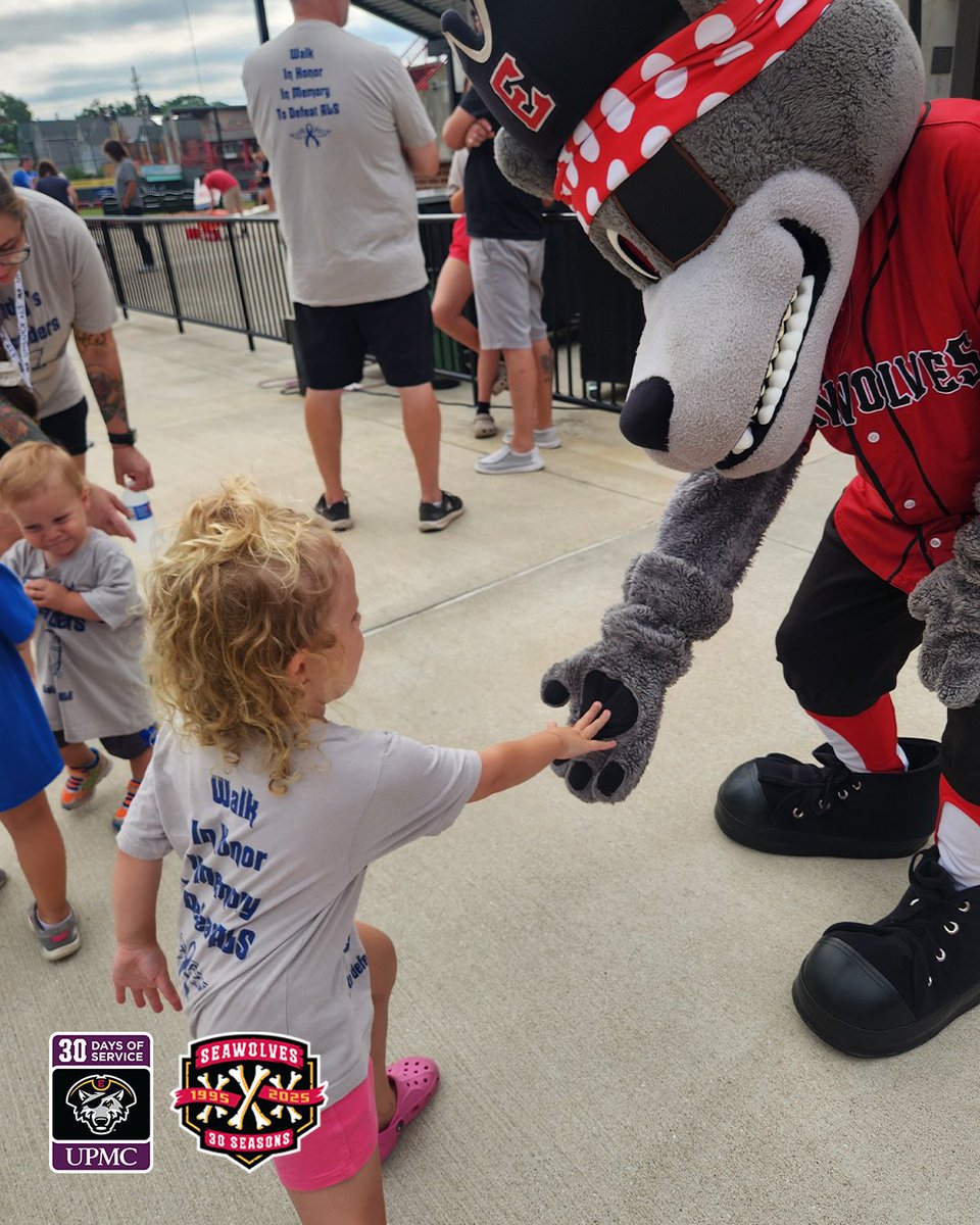 erie_seawolves's tweet photo. 30 Ways in 30 Days! 💪 The SeaWolves are celebrating 30 years in Erie this month. Each day in June, we'll highlight a team community service initiative! #SeaWolves30
Day 29 | The SeaWolves were proud to once again host the Walk to Defeat ALS at UPMC Park! This powerful event unites the community in support of those affected by ALS and helps raise awareness and funds for research and care.