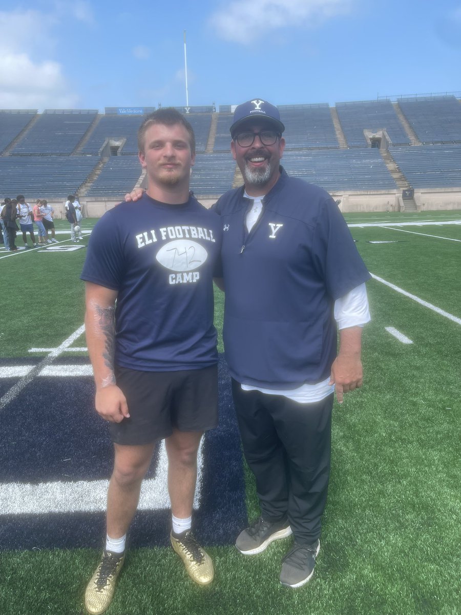 Jayson Nitz 2027 (@nitz2027) on Twitter photo Thank you to <a href="/CoachRenoYale/">Tony Reno</a> for inviting me to camp, thank you to <a href="/coach_smcgowan/">Sean McGowan</a> and staff for working with me today. Had a great experience!!! <a href="/yalefootball/">Yale Football</a> Thank you to <a href="/CoachRenoYale/">Tony Reno</a> for inviting me to camp, thank you to <a href="/coach_smcgowan/">Sean McGowan</a> and staff for working with me today. Had a great experience!!! <a href="/yalefootball/">Yale Football</a>