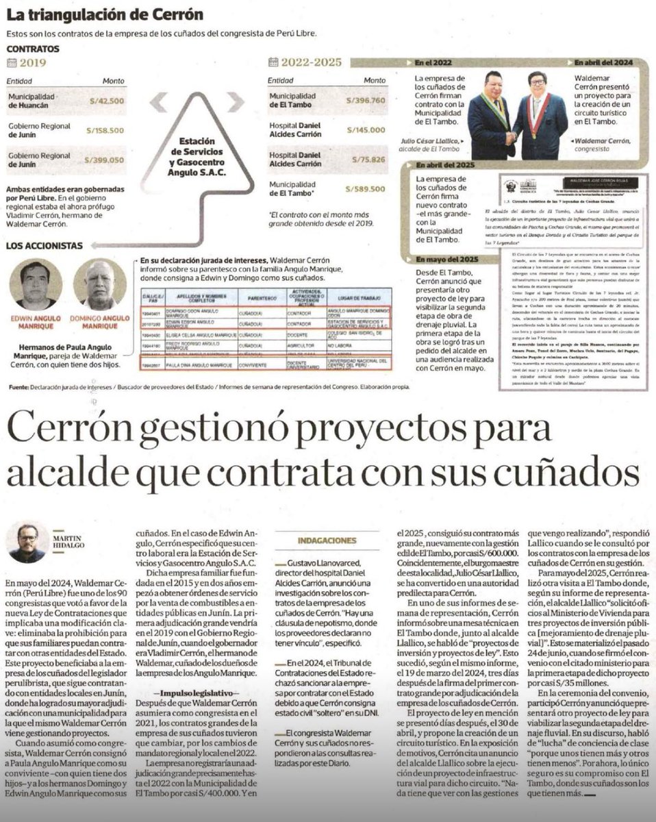 HMELGARSALAZAR's tweet photo. Nuestra indignación por esta “jugarreta” de dos autoridades que privilegian sus intereses personales antes que atender las necesidades y problemas de los vecinos tambinos. 
¡Con @HMELGARSALAZAR - Barbachita de alcalde se le quitará la condecoración al tal Cerrón! @elcomercio_peru https://t.co/DAWw7FKi0w