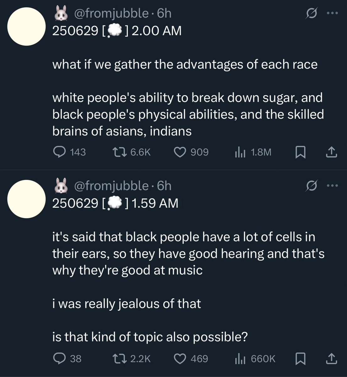 reysun_rey's tweet image. Junhan from xdinary heroes spreading eugenics and harmful stereotypes about black people in the big year of 2025 is definitely a choice. This stereotype of black ppl having stronger bodies than other races literally causes our deaths daily.