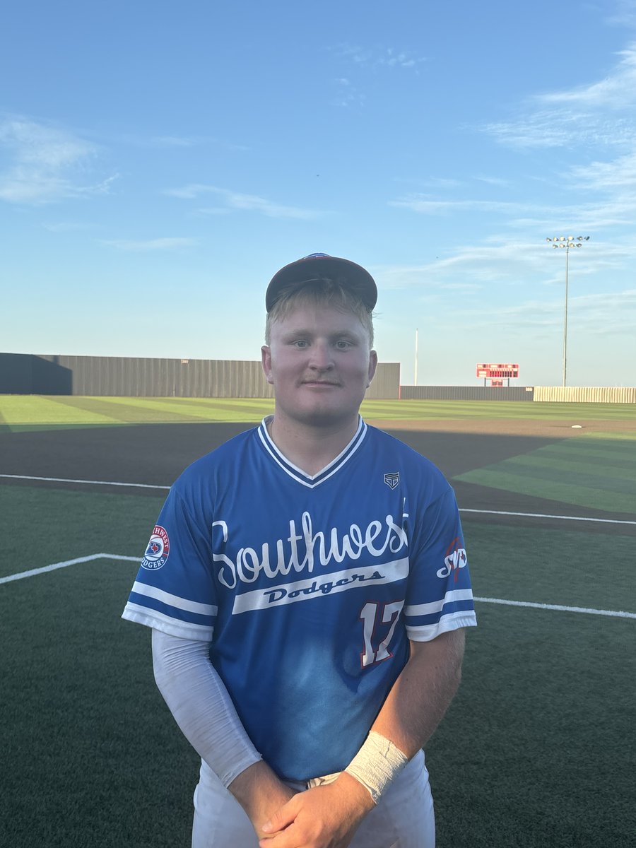 ✭Five Tool Texas✭ (@fivetooltexas) on Twitter photo F: <a href="/SWDBaseball/">Southwest Dodgers Baseball Club</a> 9, Tri County Aces 18U 1
PoG: <a href="/luke_ballard17/">Luke Ballard</a> 1-3, 3 RBI, HR F: <a href="/SWDBaseball/">Southwest Dodgers Baseball Club</a> 9, Tri County Aces 18U 1
PoG: <a href="/luke_ballard17/">Luke Ballard</a> 1-3, 3 RBI, HR