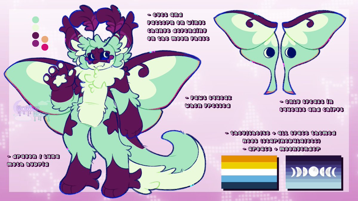 Bother_Name's tweet image. Two more refs !!!!!! One for Colby aka my very headcanoned version of a random npc from mcsm and Lunula :3