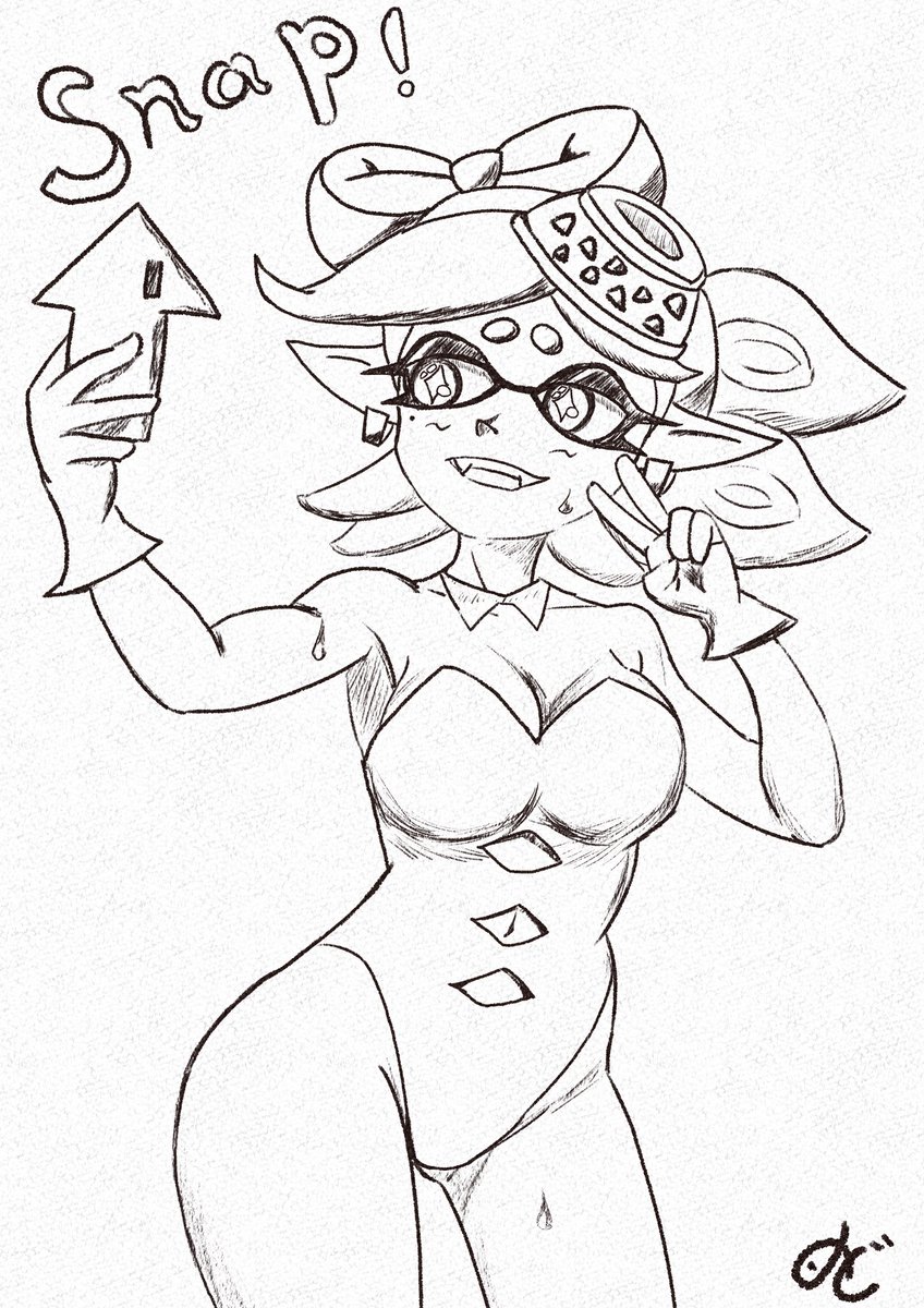 nodo_inkling's tweet image. 📸✨

#ホタル #marie  #splatoonfanart