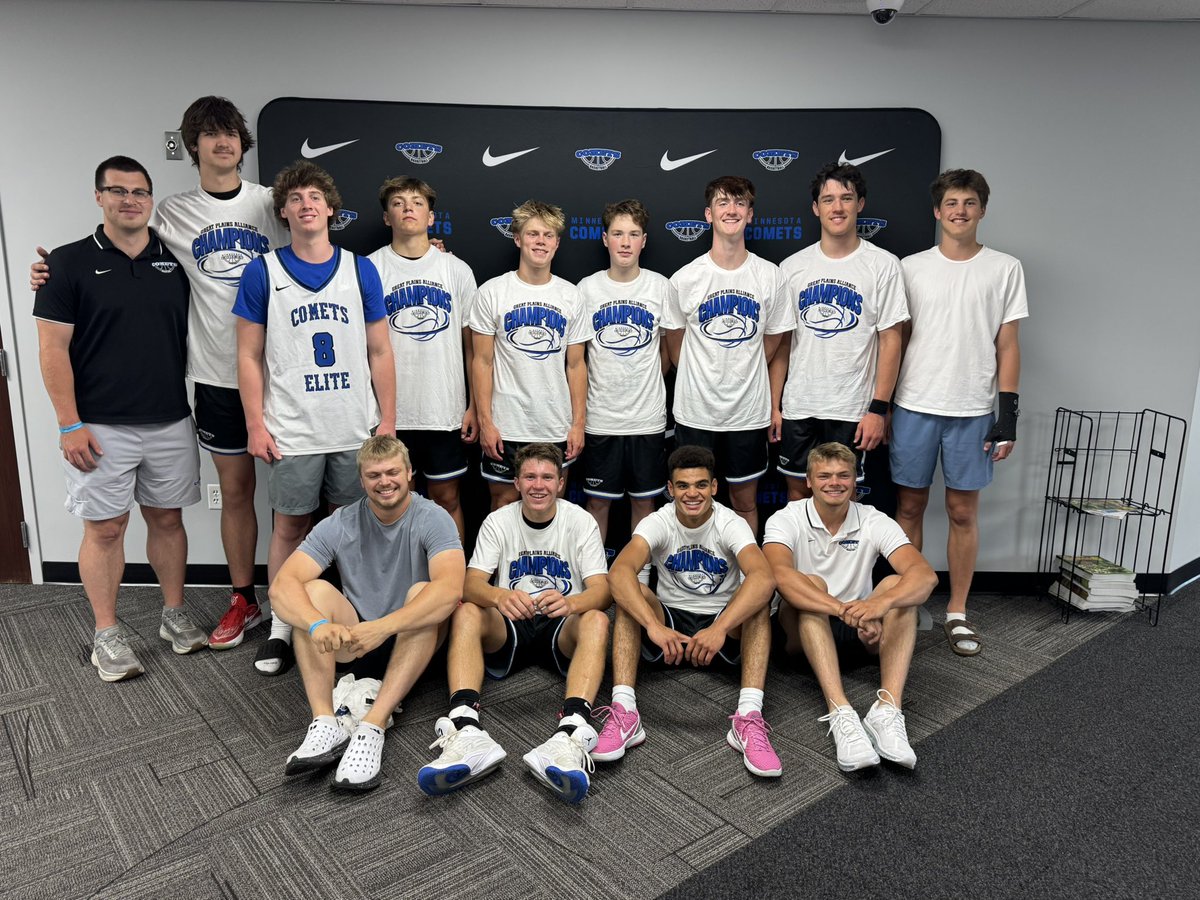 CHAMPS! 🏆
16U Comets squad went 4-0 to win the Great Plains Alliance. Battled through tight games down the stretch and found a way. Proud of how these guys competed all weekend! #C4L #GPAChamps <a href="/MNCometsElite/">MN Comets</a> <a href="/RyanJamesMN/">Ryan James</a>