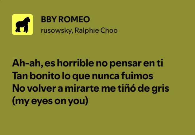 tan bonito lo q nunca fuimos