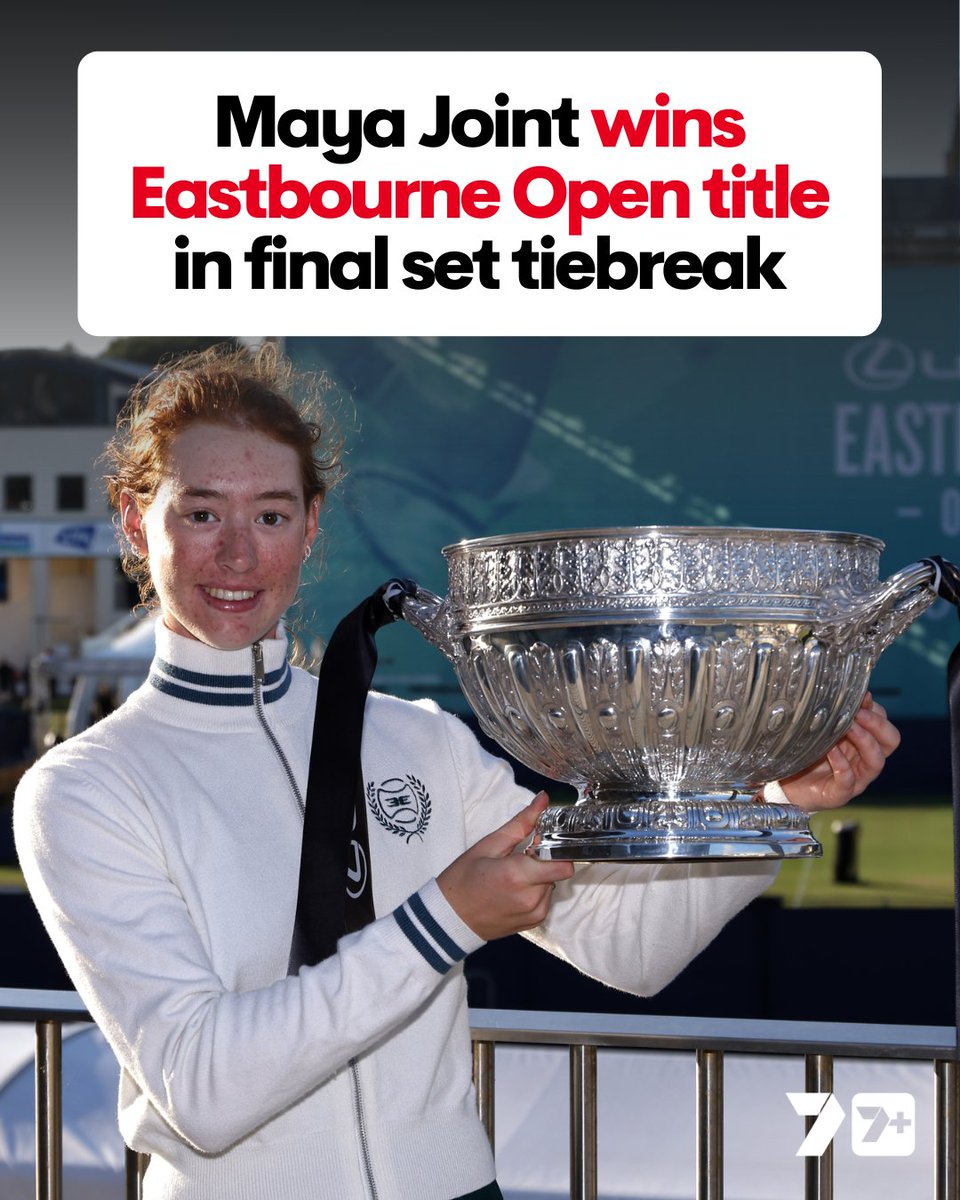 Maya Joint is turning heads and rapidly rising up the rankings 🙌

The 19-year-old Aussie won her first grass court title with a thrilling three-set win overnight!

It propels her up to #41 in the rankings ahead of her first Wimbledon campaign.