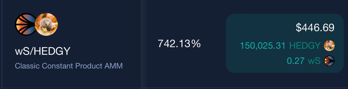 <a href="/hedgycoin/">$HEDGY on $S</a> did it. 👀

Bribed up &amp; locked in.

$HEDGY on $EQUAL