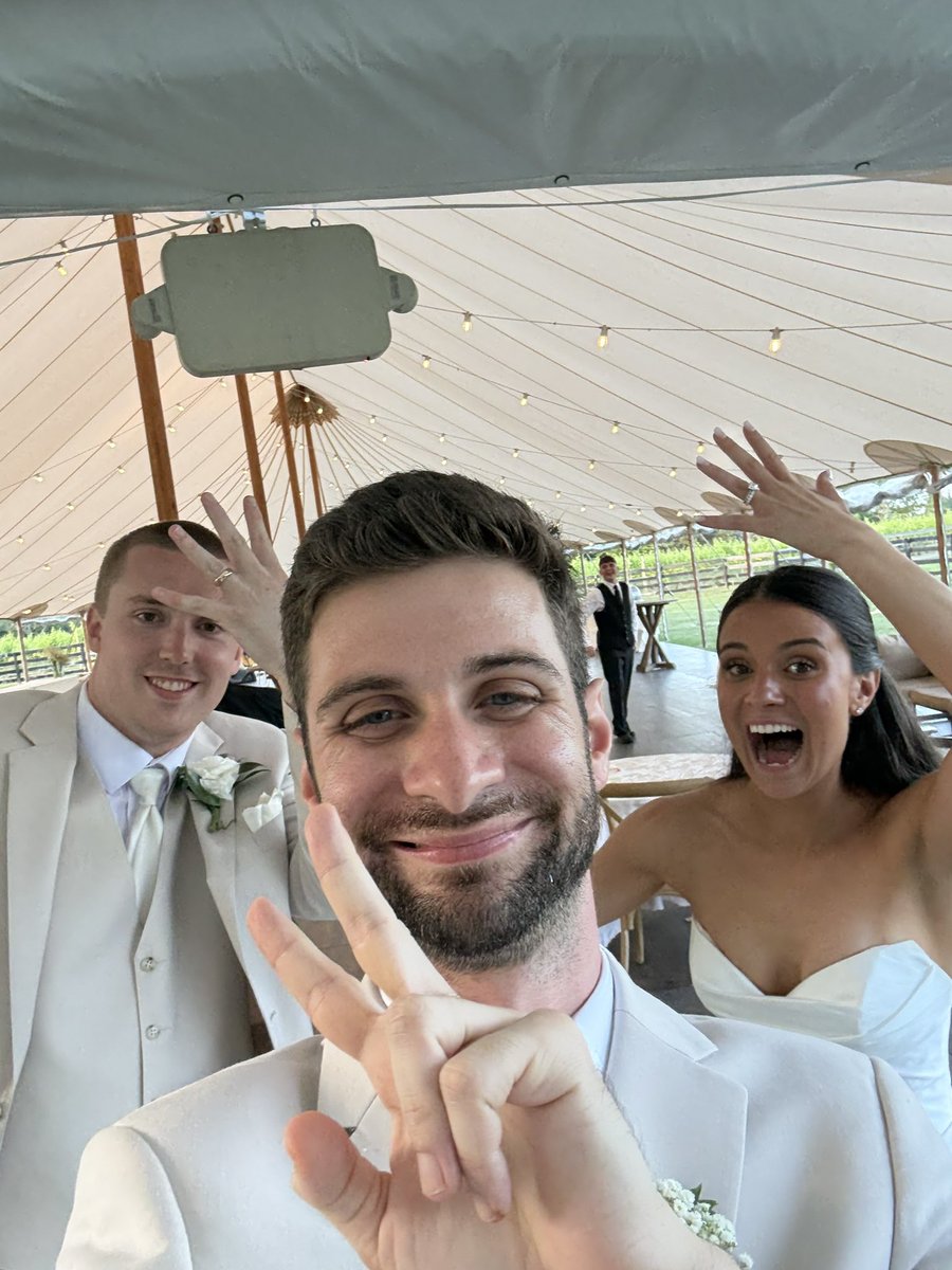 UPDATE: They just got married and he’s the man.