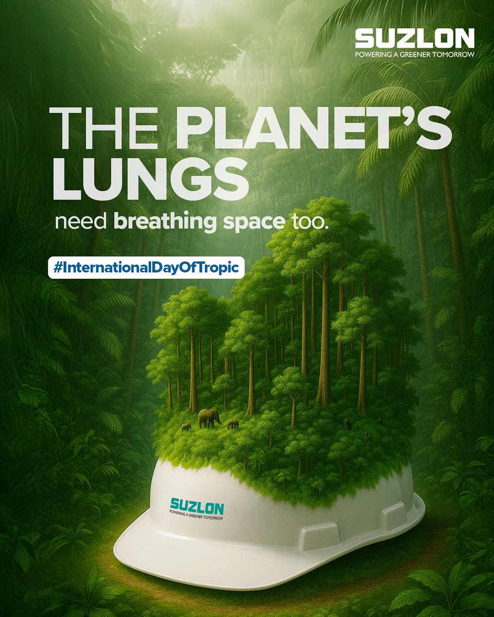 On International Day of the Tropics, Suzlon celebrates the resilience of tropical regions and the role of clean, renewable energy in ensuring their sustainable, climate-resilient future.​

Let’s power progress while protecting the planet’s most biodiverse and climate-sensitive