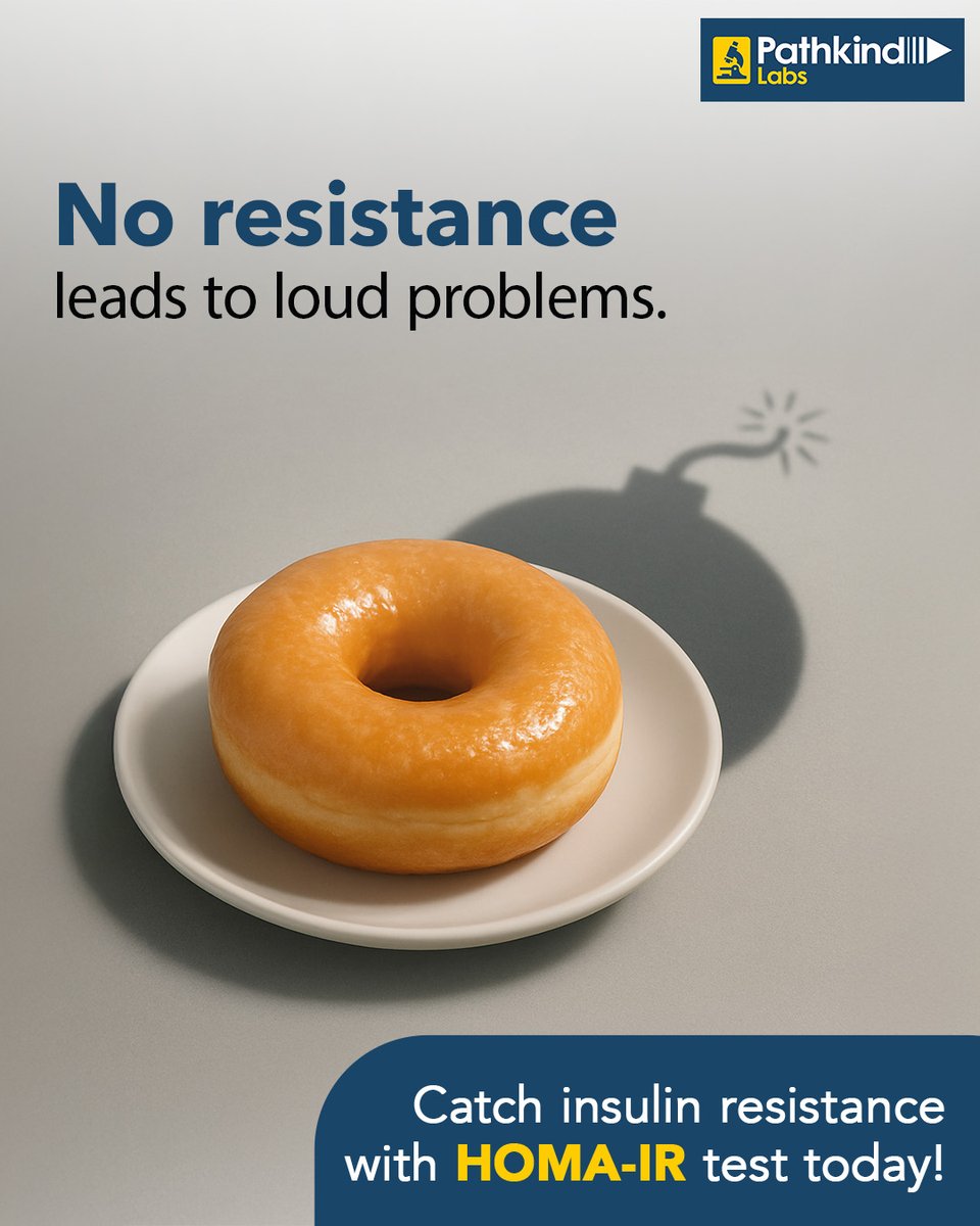 Indulging without awareness can have serious consequences. A simple HOMA-IR evaluation can uncover crucial information about your body's sugar handling. Act now; prevent future complications.

#GetTested #PathkindLabs