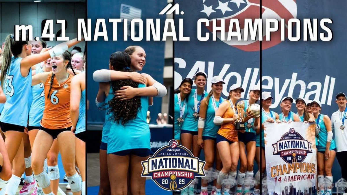 USAV NATIONAL CHAMPIONS! 🏆 So proud to bring home the title with my team. Grateful for the journey, the competition, and the chance to grow. Ready for what comes next! #MintonetteSports #USAVChampions #Volleyball