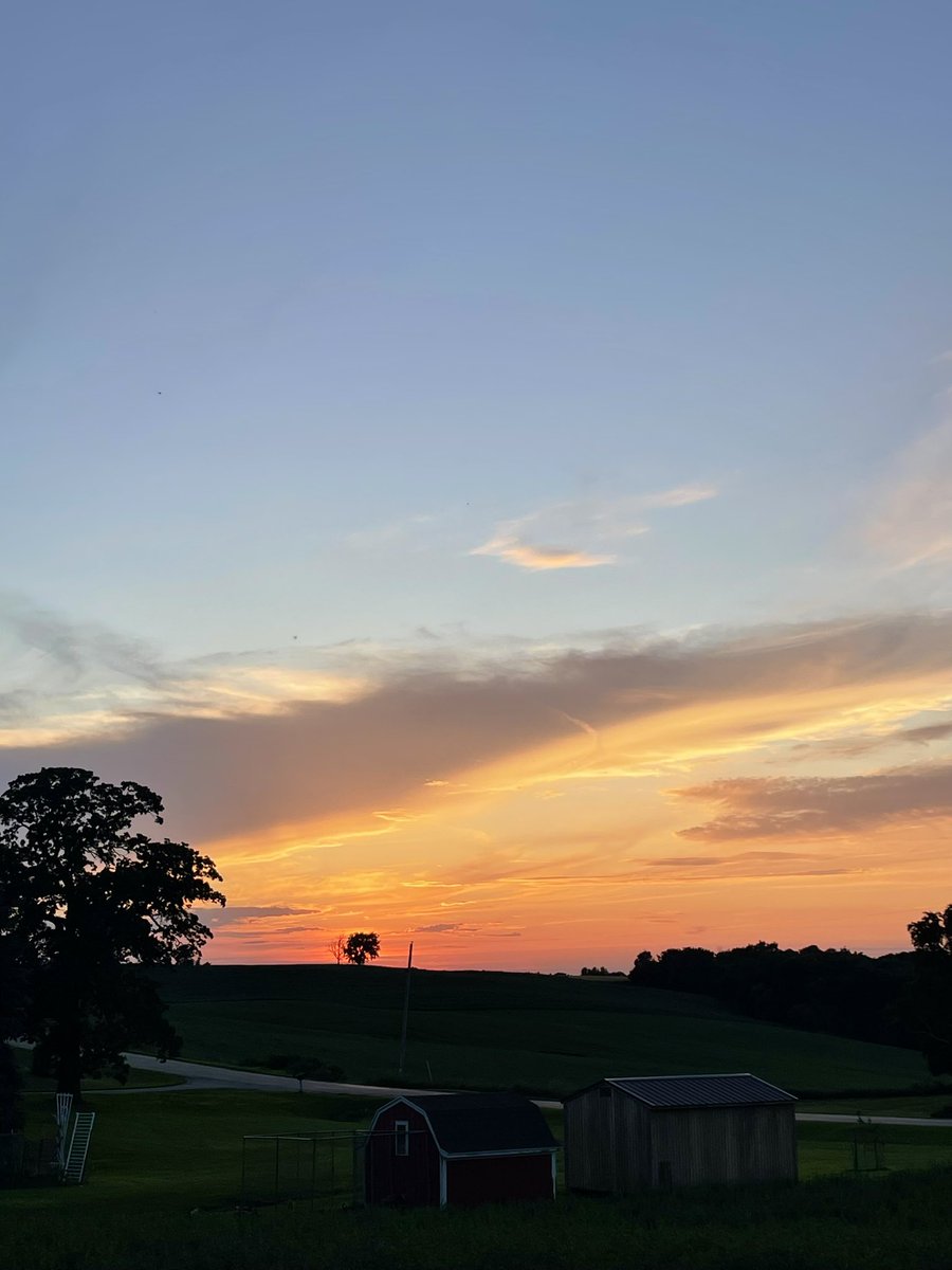 johndeeredr's tweet image. View from the barn door….
