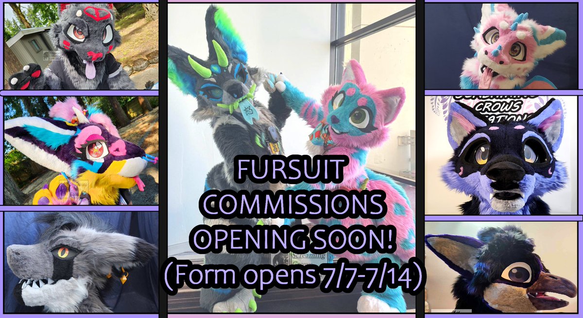 We'll be opening slots soon!! 

We'll post more information when the date comes, but we will be accepting smaller items to heads/partials/fullsuits!

Any questions feel free to DM us :D
