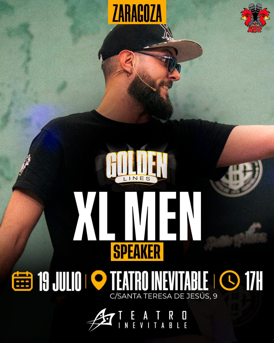 SrBuda04's tweet photo. ⚡HOST⚡

Battlecat, Creador de contenido y ahora también SPEAKER

@xlmen_amf se suma a la fecha de #goldenlines del 19 de Julio donde estará marcando el ritmo al que se mueva el @teatroinevitable 

¿Te lo vas a perder? https://t.co/EAhNrFO646