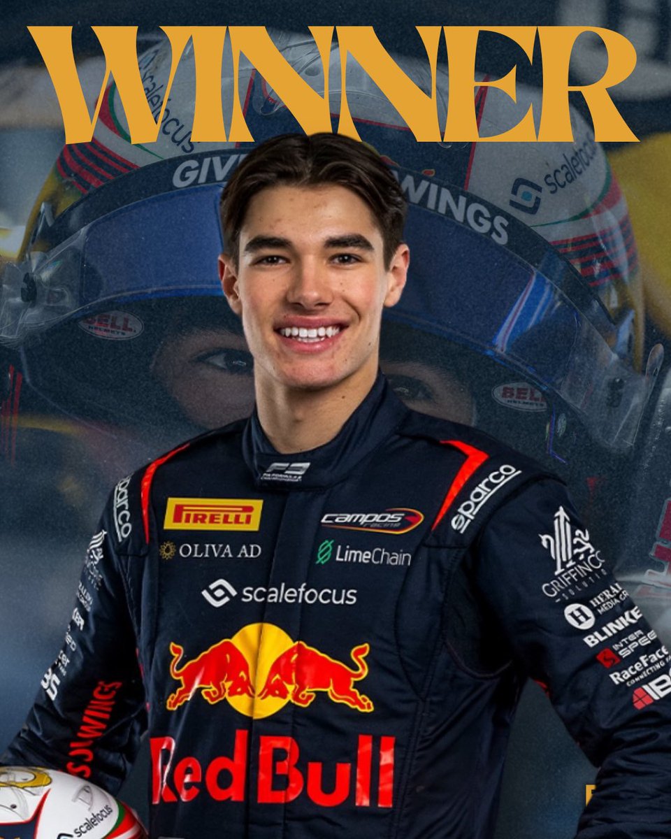 COMPLETE DOMINATION. WIN. 

Tsolov takes victory at the Red Bull Ring with a commanding 6-second lead!

What a drive! 🤩

#RBJT #F3 #AustrianGP