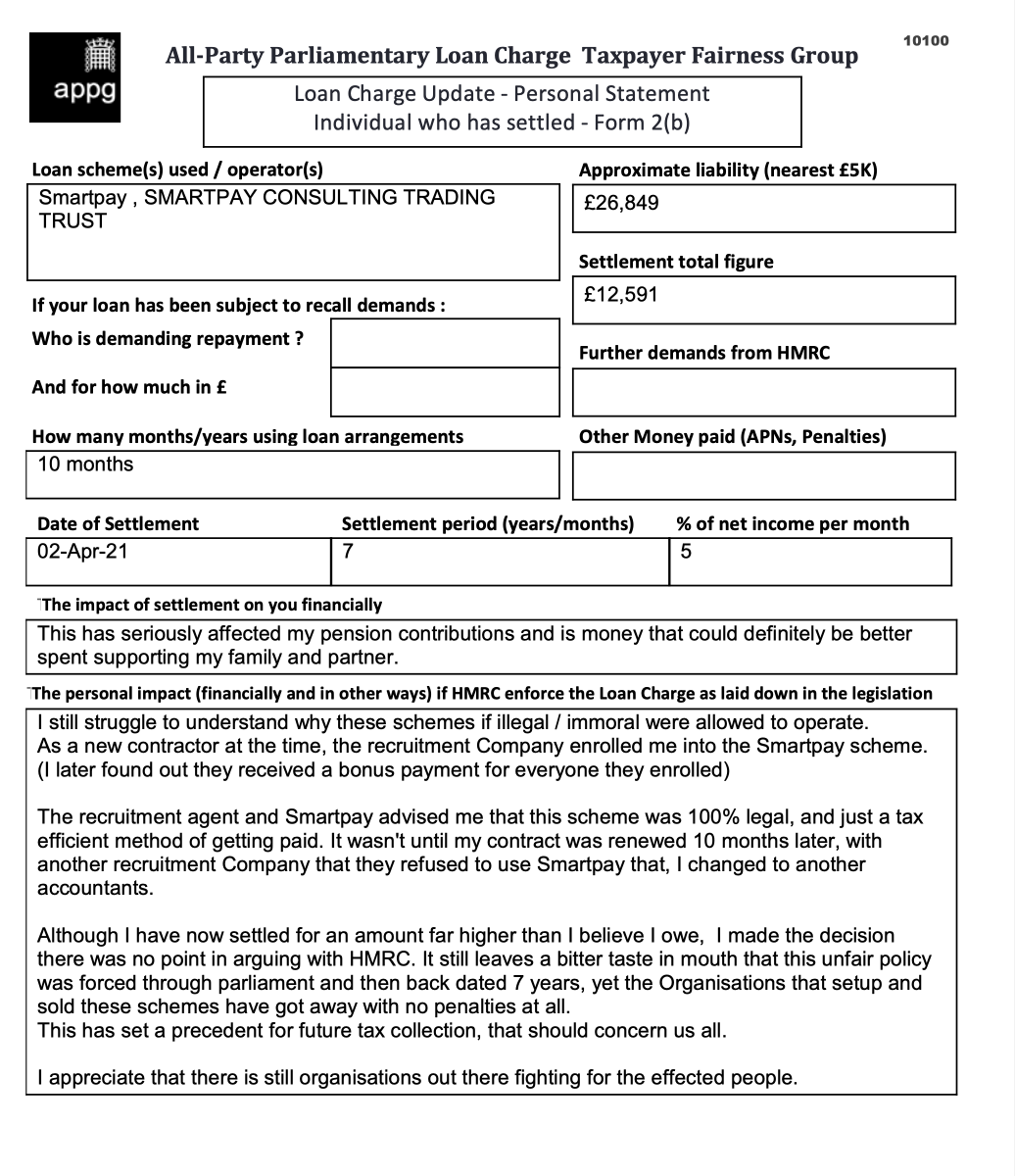 As a new contractor, the recruitment company enrolled me into the Smartpay scheme
I later found out they received a bonus payment for everyone they enrolled

<a href="/LCAG_2019/">Loan Charge Action Group [LCAG]</a> 
<a href="/loanchargeAPPG/">Loan Charge & Taxpayer Fairness APPG</a> 
#LoanChargeScandal