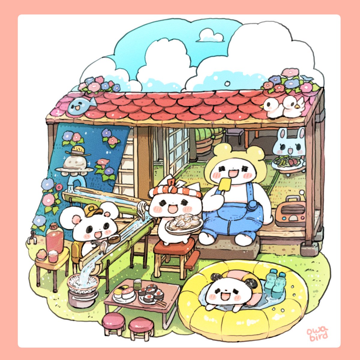 owabirdofficial's tweet image. #イラスト
#illustration