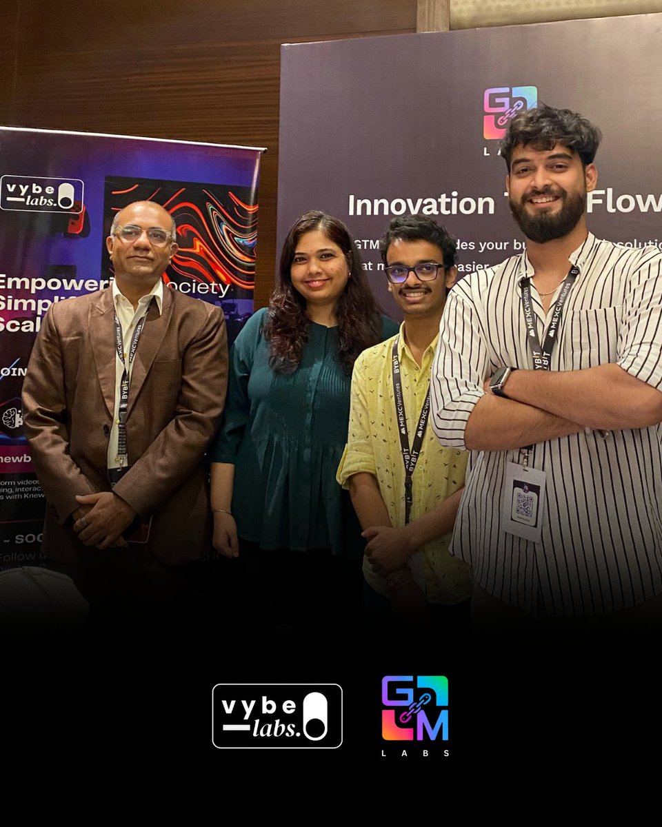 vybe_labs's tweet image. What a blast hosting our booth at IBT Hyderabad 🚀
Huge thanks to everyone who vibed with us

this event was a massive success 🎉

@gtmlabsxyz @knewbitxyz @evenzaxyz #techvibesonly